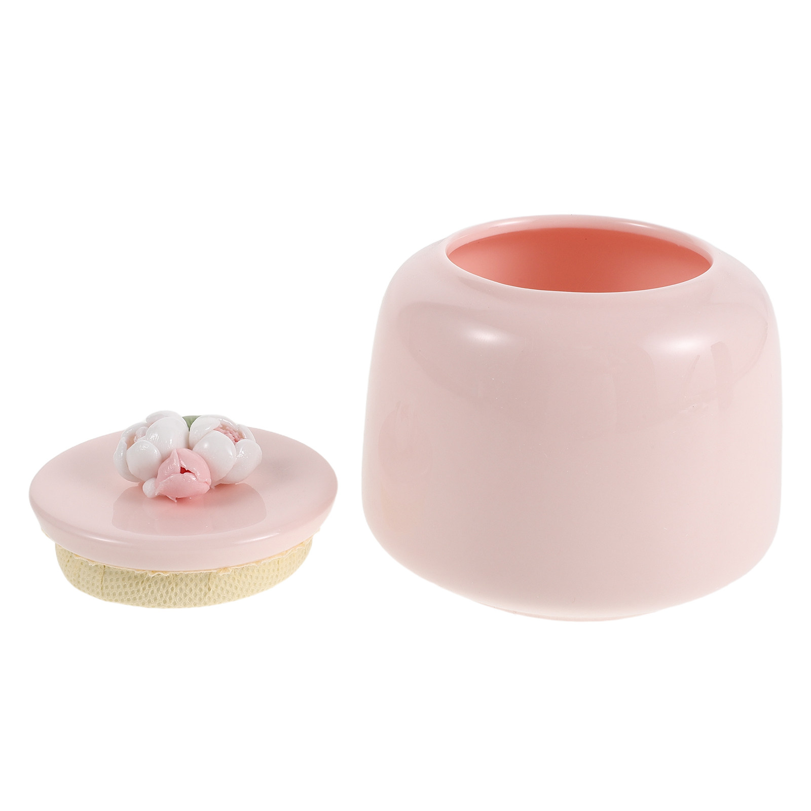 Coffee Tea And Leaf - Ceramic Tea Jar Pink Porcelain Food