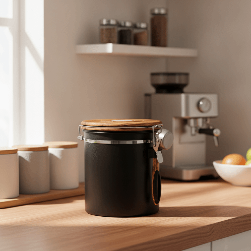 Coffee Tea And Leaf - 304 Stainless Steel Coffee Bean Storage