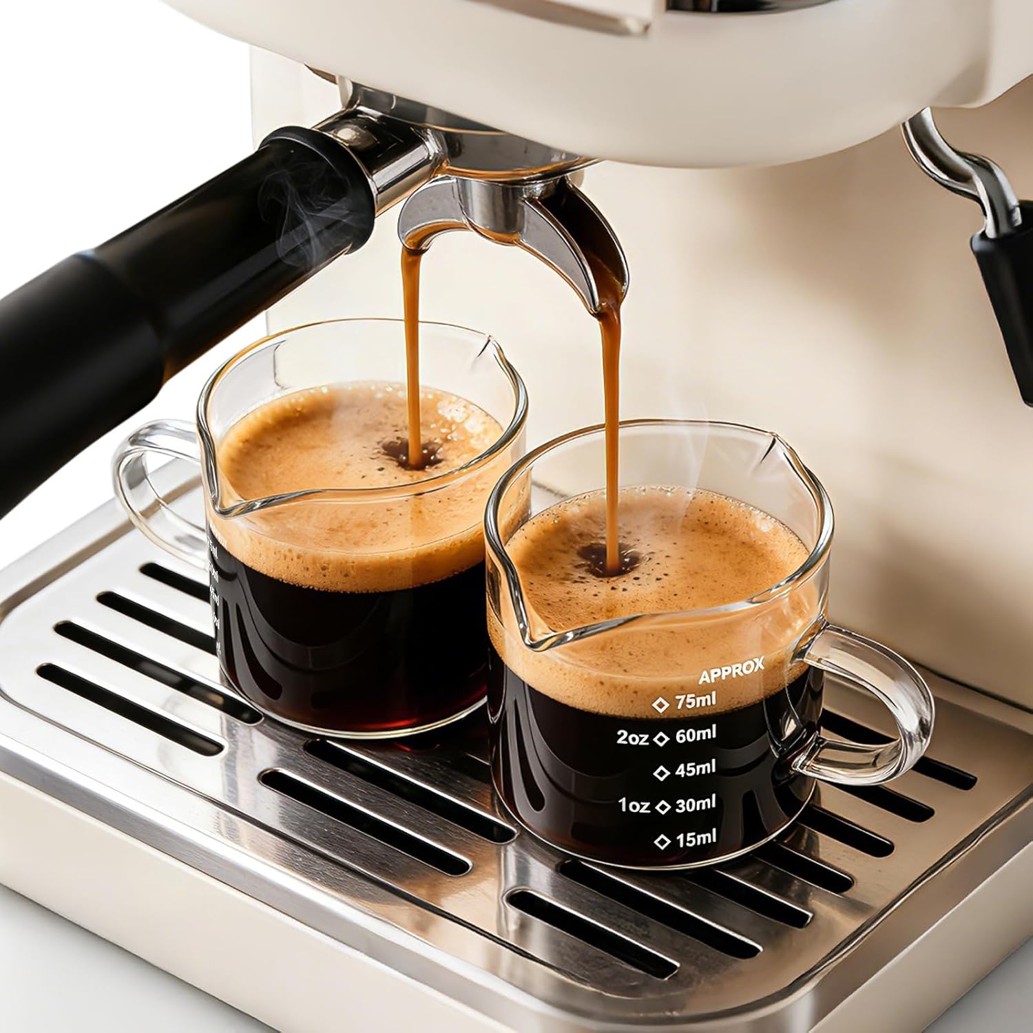 Coffee Bean Scale - 1/2pcs Espresso Cups 4oz Espresso Shot