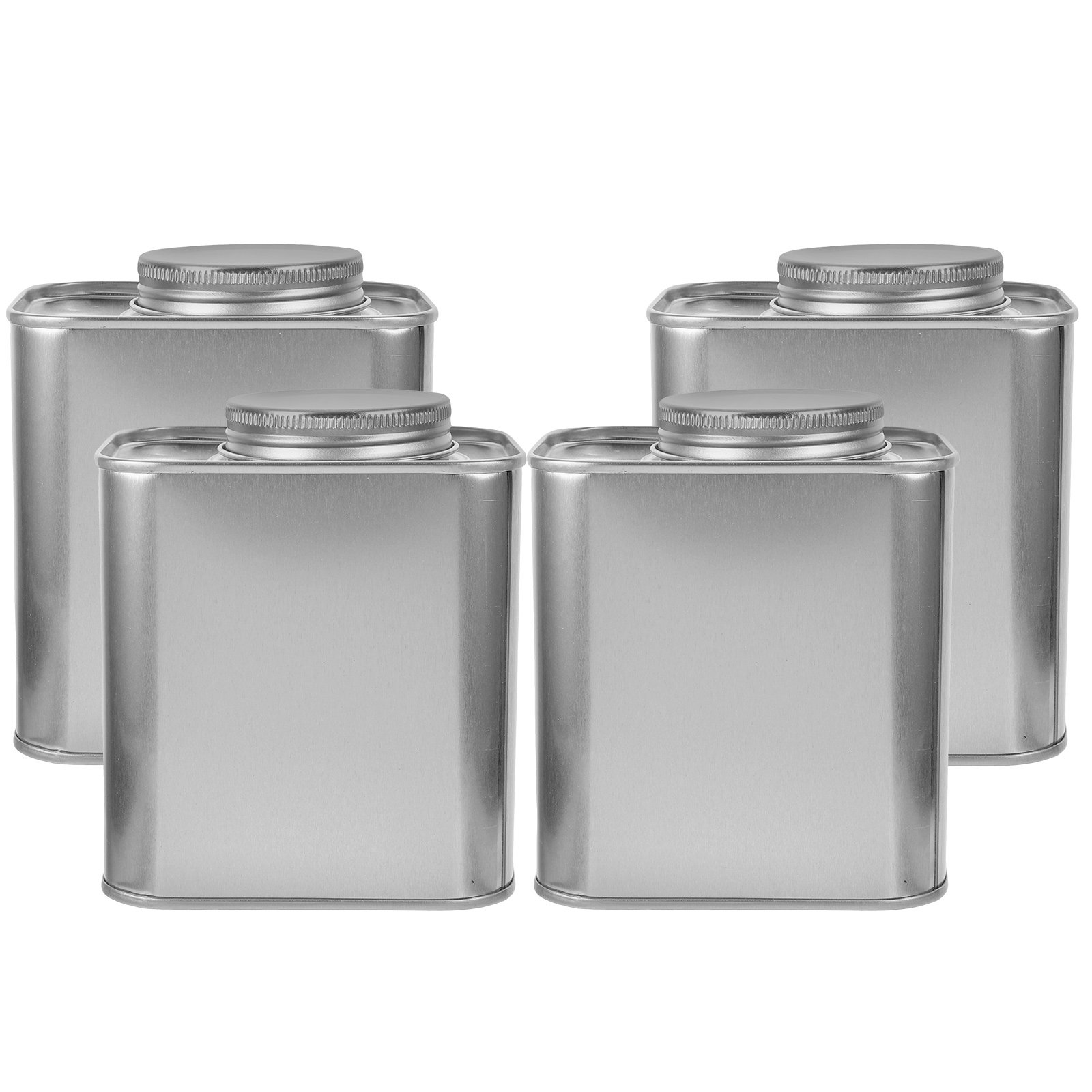 Coffee Tea And Leaf - 4Pcs Coffee Bean Storage Canisters Tinplate