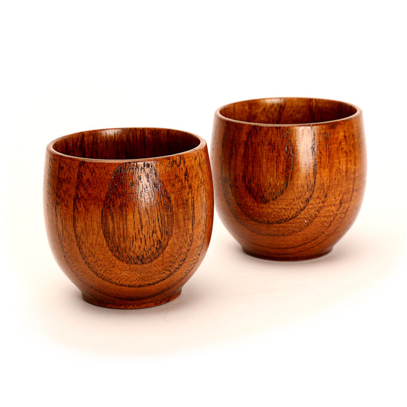 Coffee Tea Decanter - Wooden Cup Tea Mug Coffee Cup