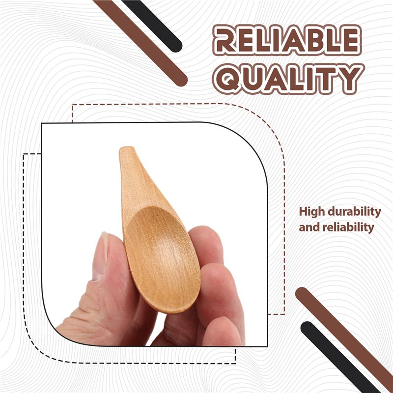 B69C 5 Pieces Mini Wooden Spoo - Coffee Tea Etc 评论和价格