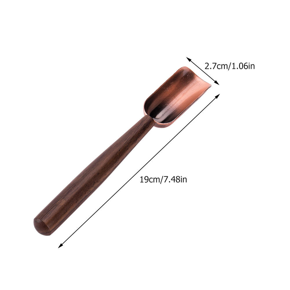 Vintage Long Handle Wooden Tea - Coffee Leaves Tea 评论和价格