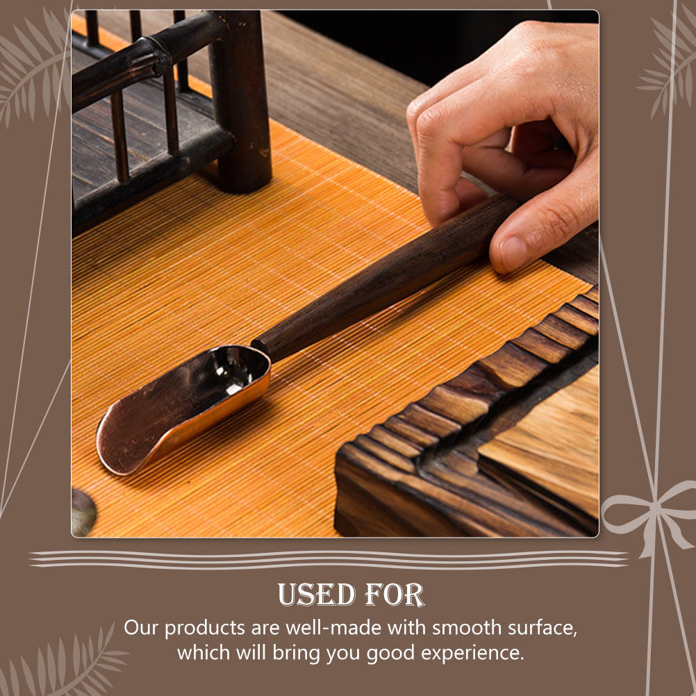 Vintage Long Handle Wooden Tea - Coffee Leaves Tea 评论和价格
