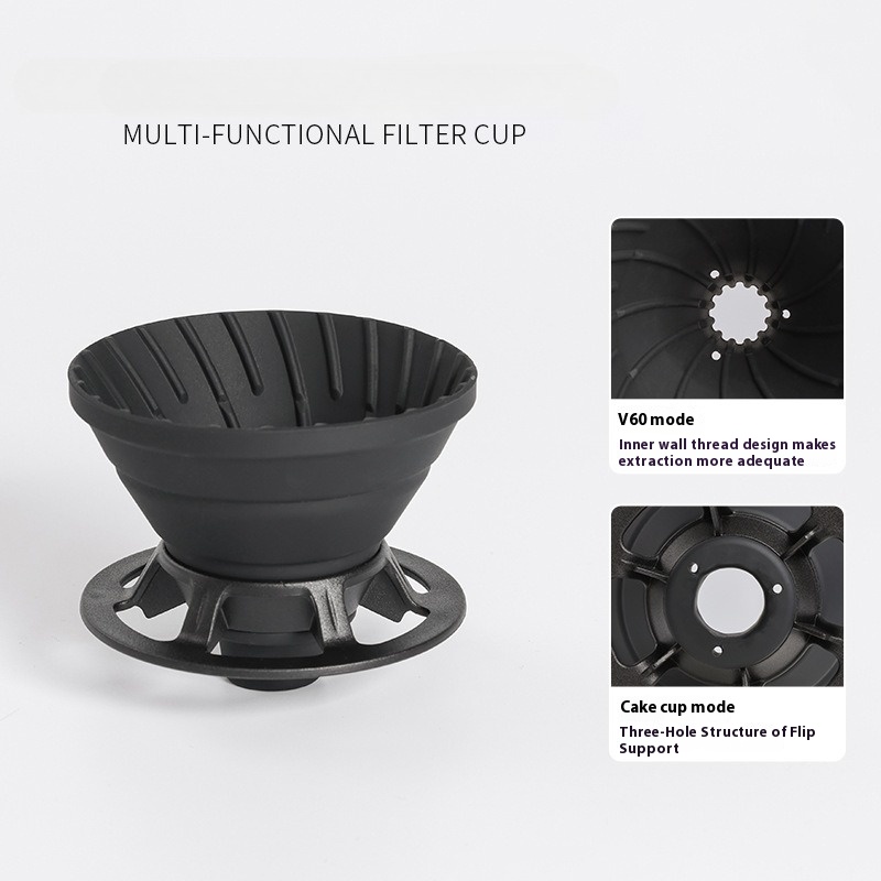 Portable Folding Silicone Coff - Coffee Dripper V60 评论和价格