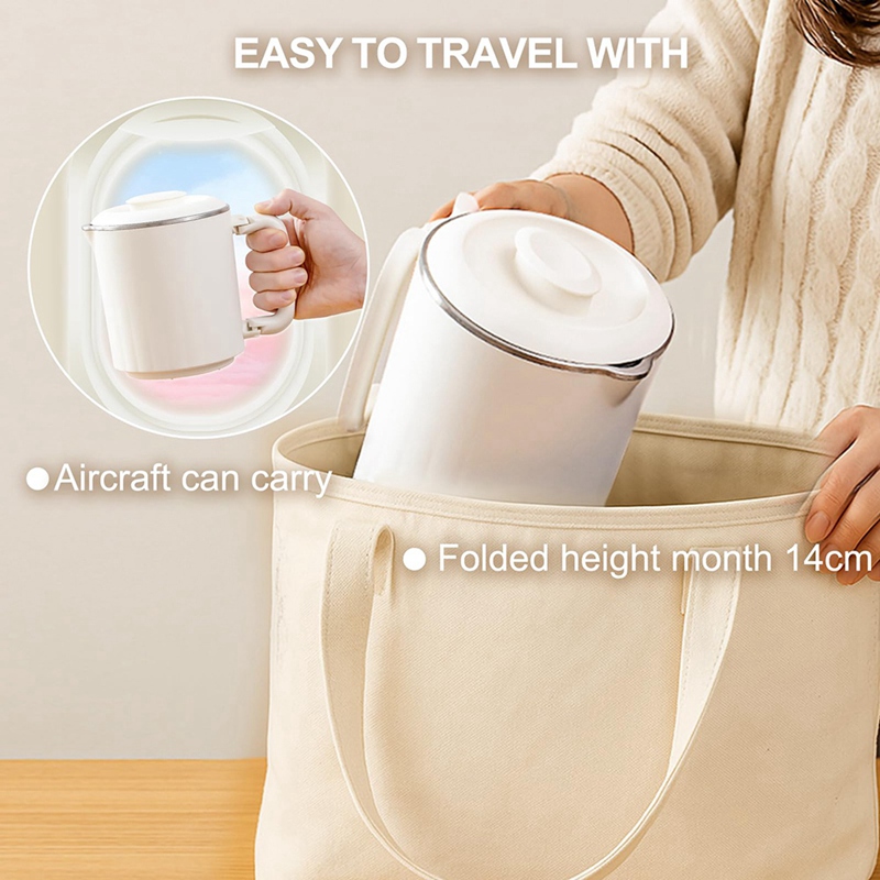 Travel Foldable Electric Kettl - Coffee Tea Hot 评论和价格