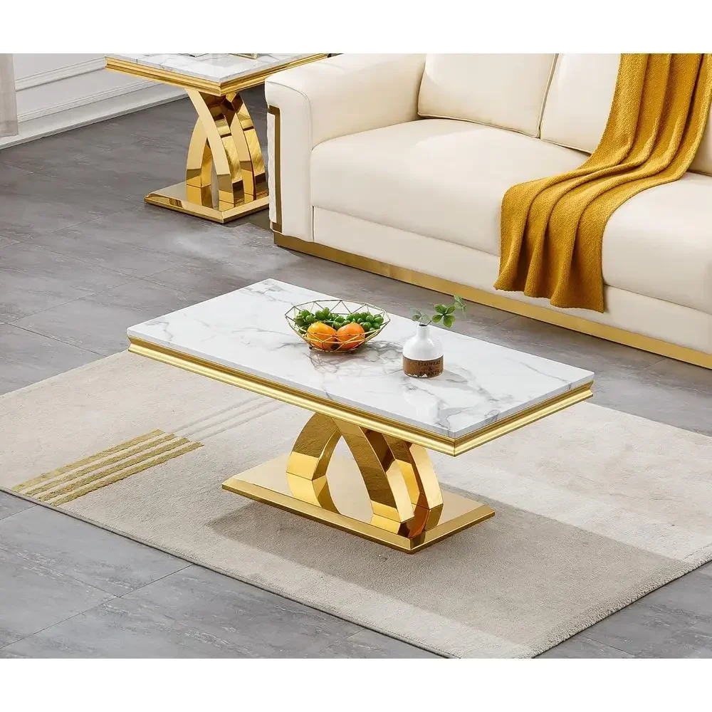 Luxury White Marble Coffee Tab - Coffee Or Tea Please 评论和价格