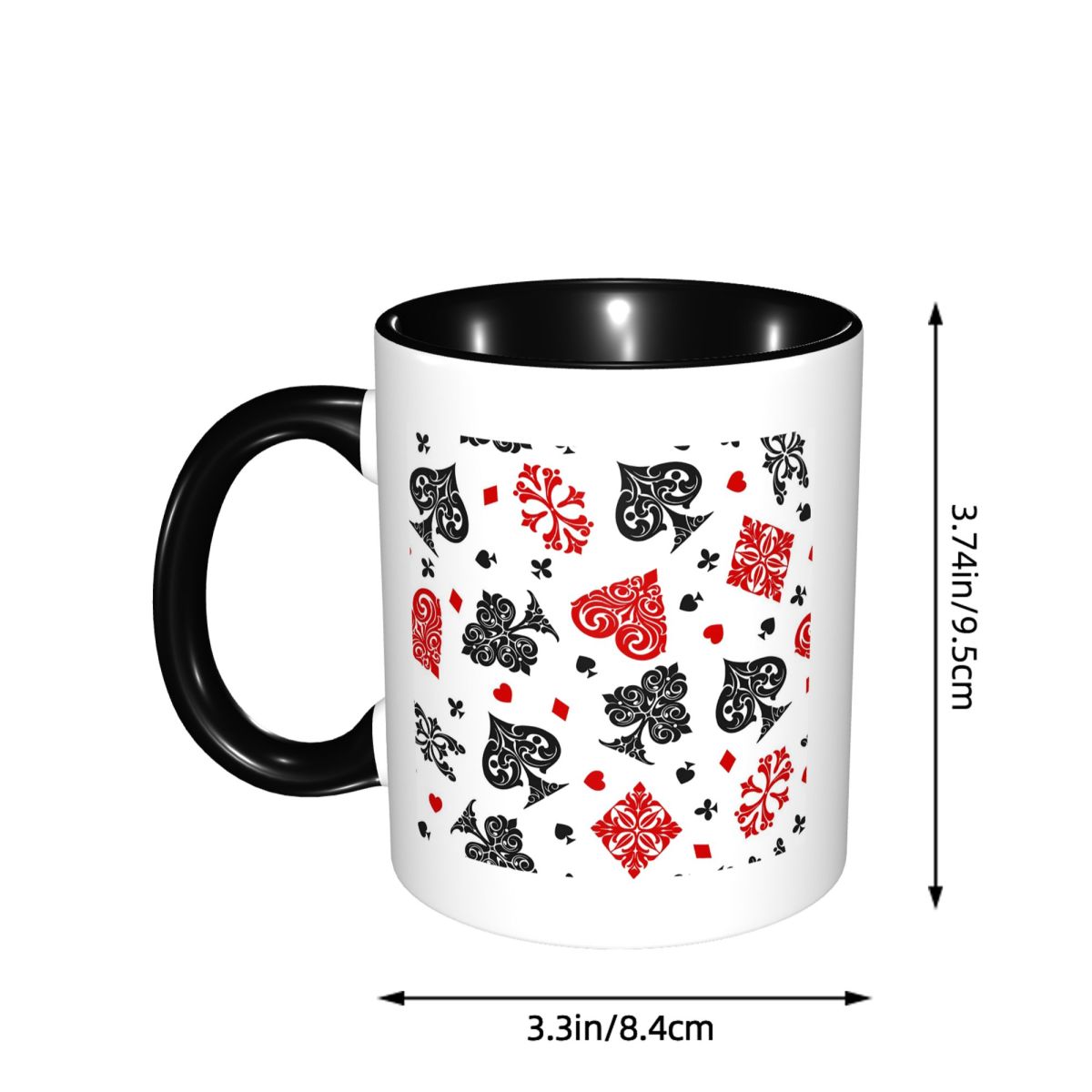 Playing Card Icons Mug Funny C - Coffee Tea Icon 评论和价格