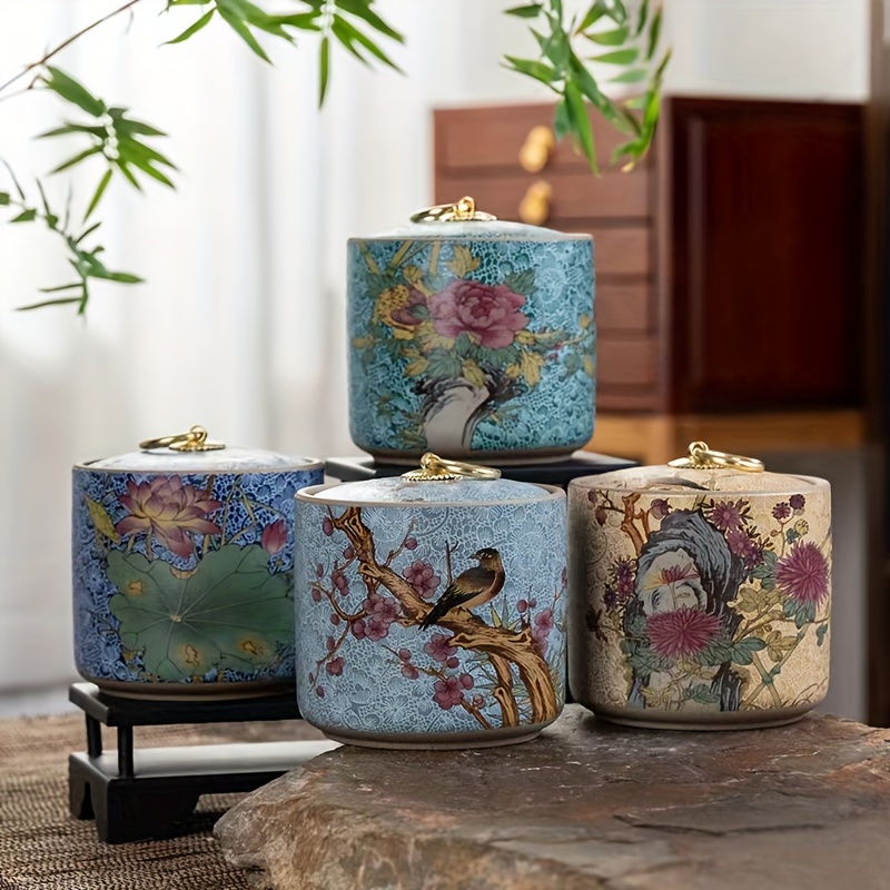 Enamel Color Ceramic Tea Cans  - Coffee Tea Etc 评论和价格