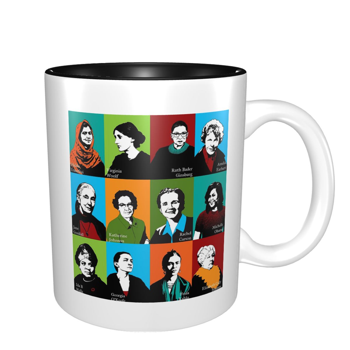Feminist Icons Mug Funny Ceram - Coffee Tea Icon 评论和价格