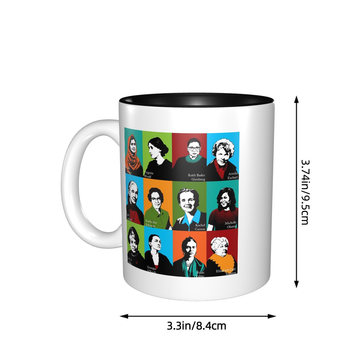 Feminist Icons Mug Funny Ceram - Coffee Tea Icon 评论和价格