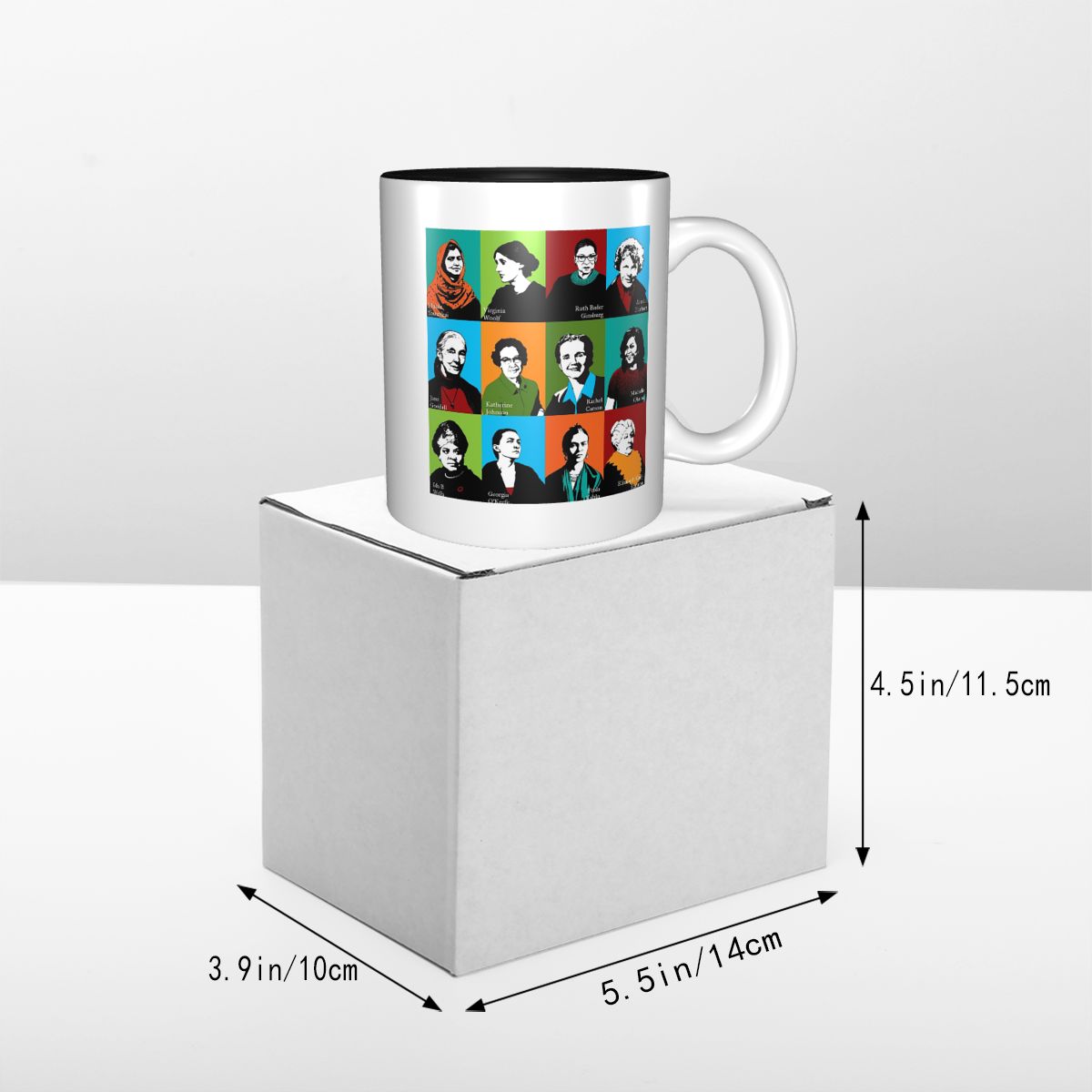Feminist Icons Mug Funny Ceram - Coffee Tea Icon 评论和价格