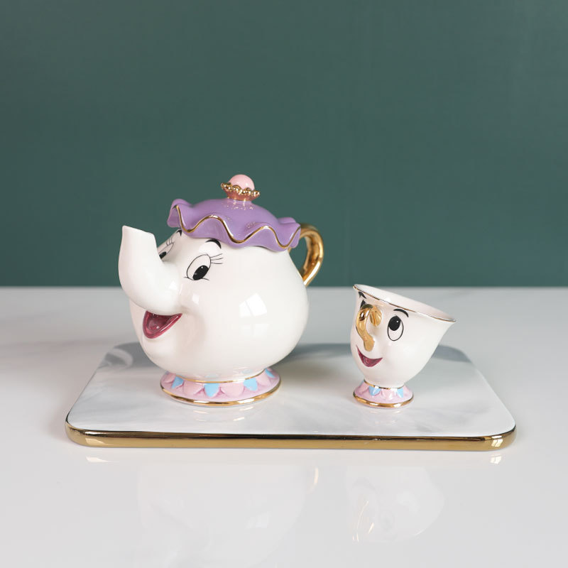 Hot Teapot Cartoon Beauty And  - Coffee Y Tea 评论和价格