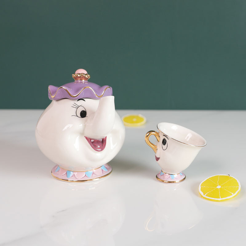 Hot Teapot Cartoon Beauty And  - Coffee Y Tea 评论和价格