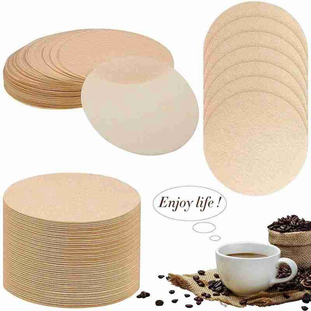 100Pcs Round Coffee Filter Pap - Coffee Dripper V60 评论和价格
