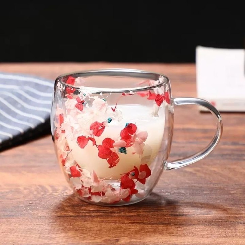 250ml Double-Wall Glass Mug wi - Coffee Or Tea Please 评论和价格