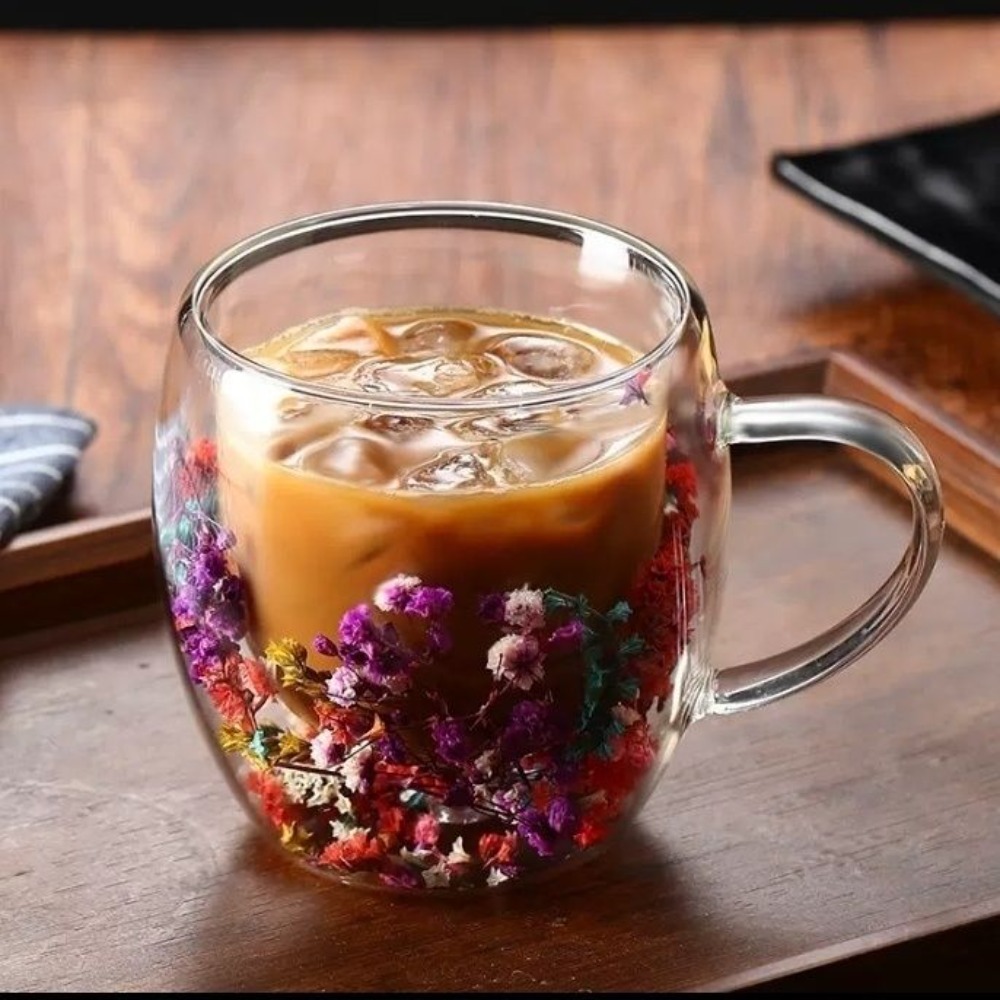 250ml Double-Wall Glass Mug wi - Coffee Or Tea Please 评论和价格