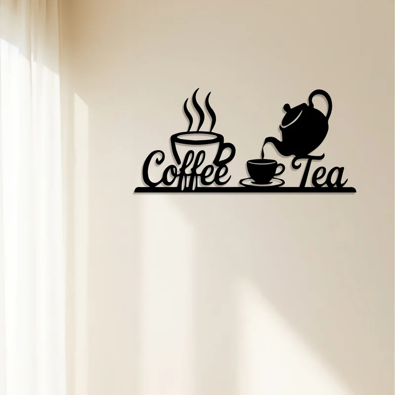 Rustic Metal Coffee & Tea Wall - Coffee Tea Icon 评论和价格