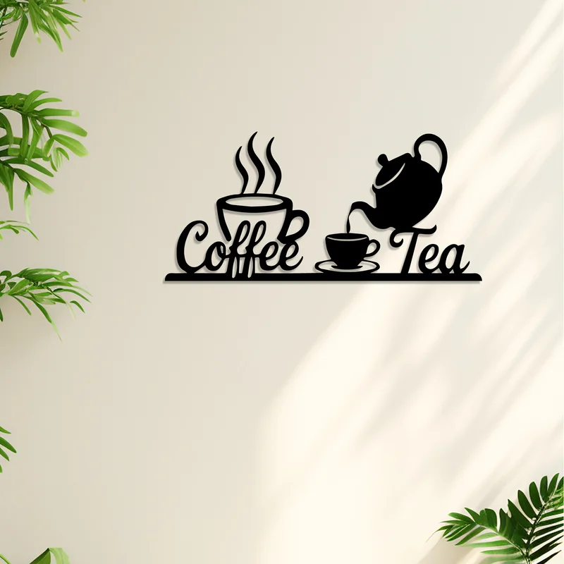 Rustic Metal Coffee & Tea Wall - Coffee Tea Icon 评论和价格