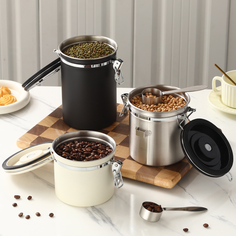 Coffee Canister, Airtight Stai - Coffee Tea Etc 评论和价格