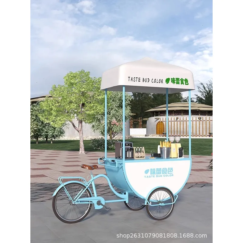 Outdoor Mobile Food Cart Snack - Coffee Tea & Espresso Appliances 评论和价格