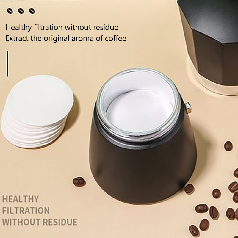100Pcs Round Coffee Filter Pap - Coffee Dripper V60 评论和价格