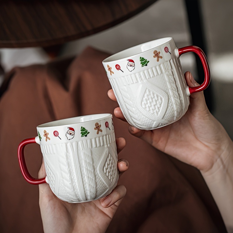 380ml Christmas Sweater Cerami - Coffee Tea Icon 评论和价格