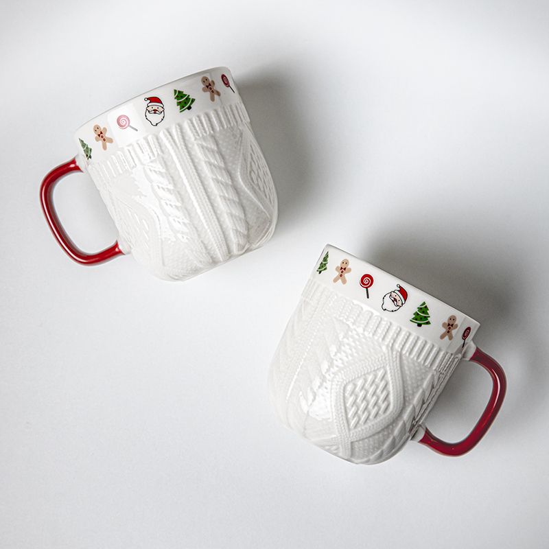 380ml Christmas Sweater Cerami - Coffee Tea Icon 评论和价格
