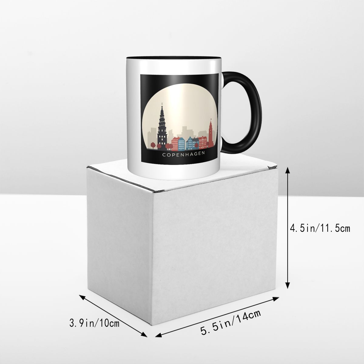 Copenhagen Travel Icon Mug Fun - Coffee Tea Icon 评论和价格