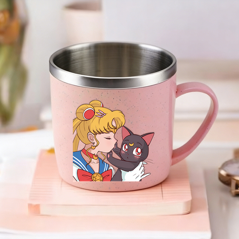 Cartoon Sailors Moon Kids Milk - Coffee Y Tea 评论和价格