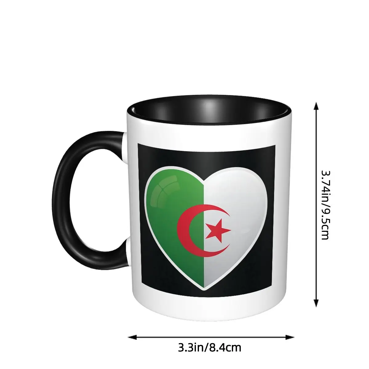 Algeria Algerian Flag Love Ico - Coffee Tea Icon 评论和价格