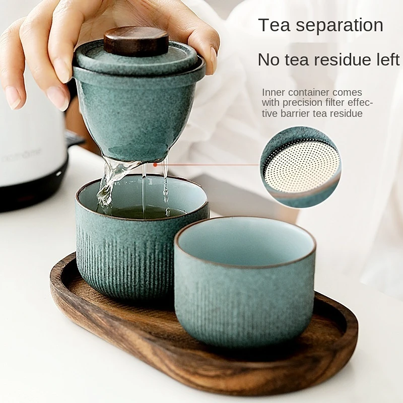 Travel Kung Fu Tea Set Outdoor - Coffee Or Tea Please 评论和价格